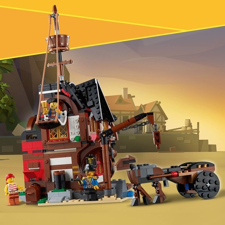 Figuras Acción Niños: Playset Lego Creator Barco Pirata 3 en 1