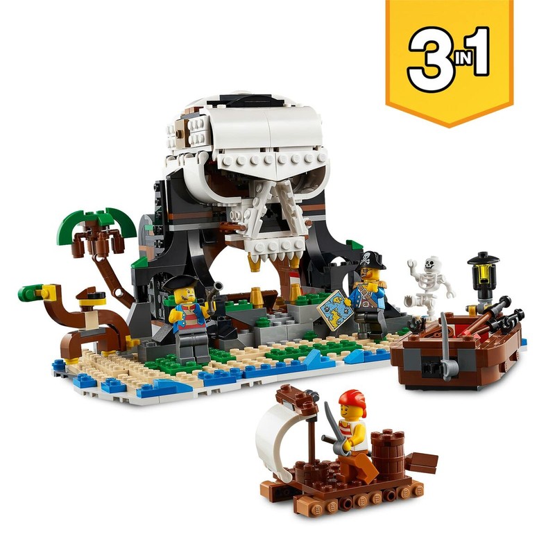 Figuras Acción Niños: Playset Lego Creator Barco Pirata 3 en 1