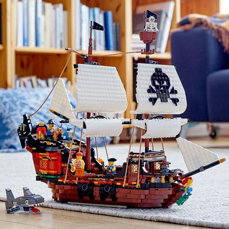 Figuras Acción Niños: Playset Lego Creator Barco Pirata 3 en 1
