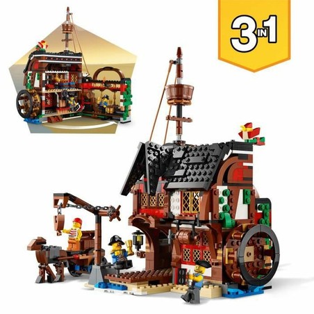 Figuras Acción Niños: Playset Lego Creator Barco Pirata 3 en 1