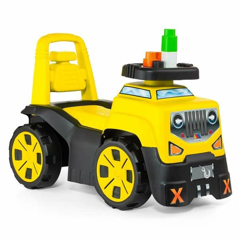 Juguetes Exterior Niños: Correpasillos Moltó 3x1 Wheels & Blocks Amarillo - Compra online en MegaJuguetes