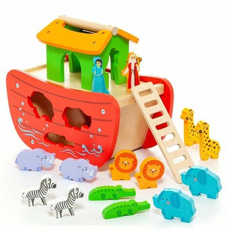 Figuras Acción Niños: Playset Moltó Arca de Noé Madera 17 Piezas - Compra online en MegaJuguetes
