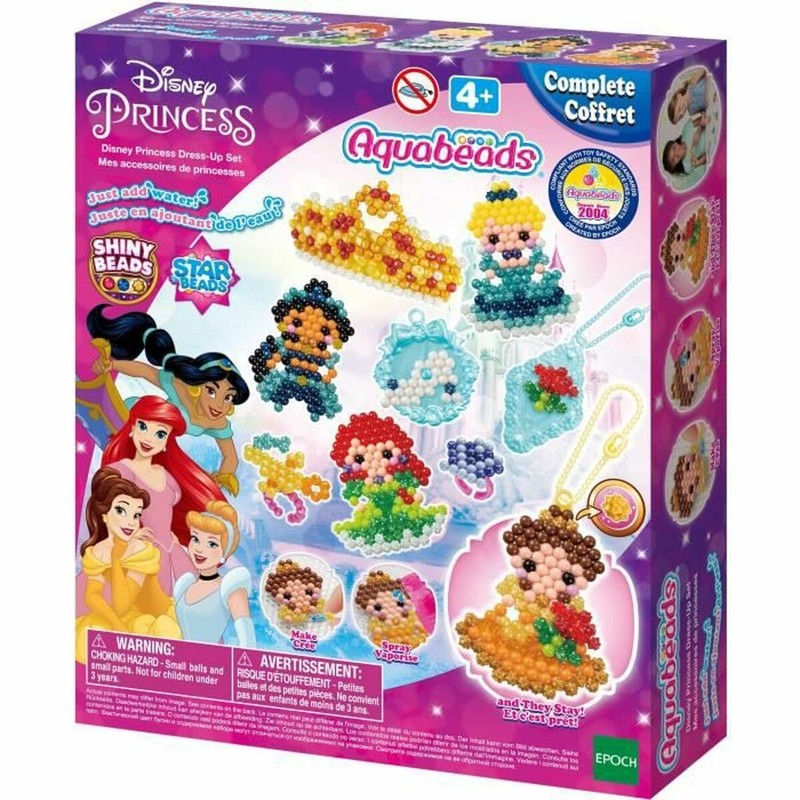 Manualidades Niños Aquabeads Princesas Disney Accesorios - Compra online en MegaJuguetes