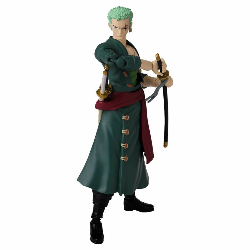 Figuras Acción Niños One Piece - Roronoa Zoro Articulada 17 cm