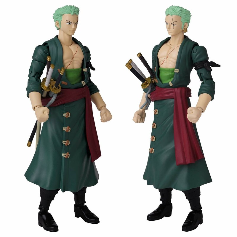 Figuras Acción Niños One Piece - Roronoa Zoro Articulada 17 cm