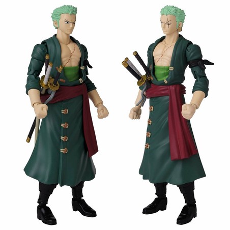 Figuras Acción Niños One Piece - Roronoa Zoro Articulada 17 cm