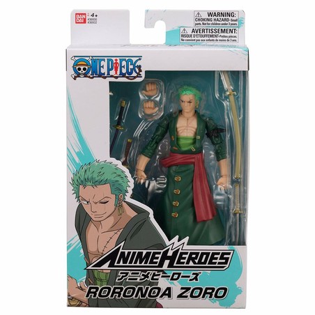 Figuras Acción Niños One Piece - Roronoa Zoro Articulada 17 cm