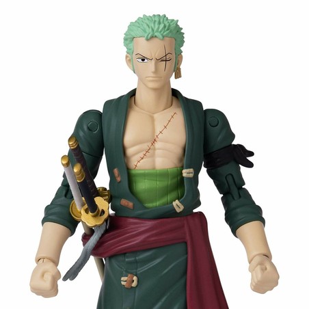 Figuras Acción Niños One Piece - Roronoa Zoro Articulada 17 cm