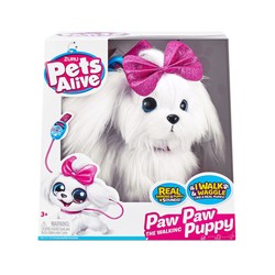 Juguetes Electrónicos Niños: Perro Interactivo Lil Paw Paw Puppy Pets Alive - Compra online en MegaJuguetes