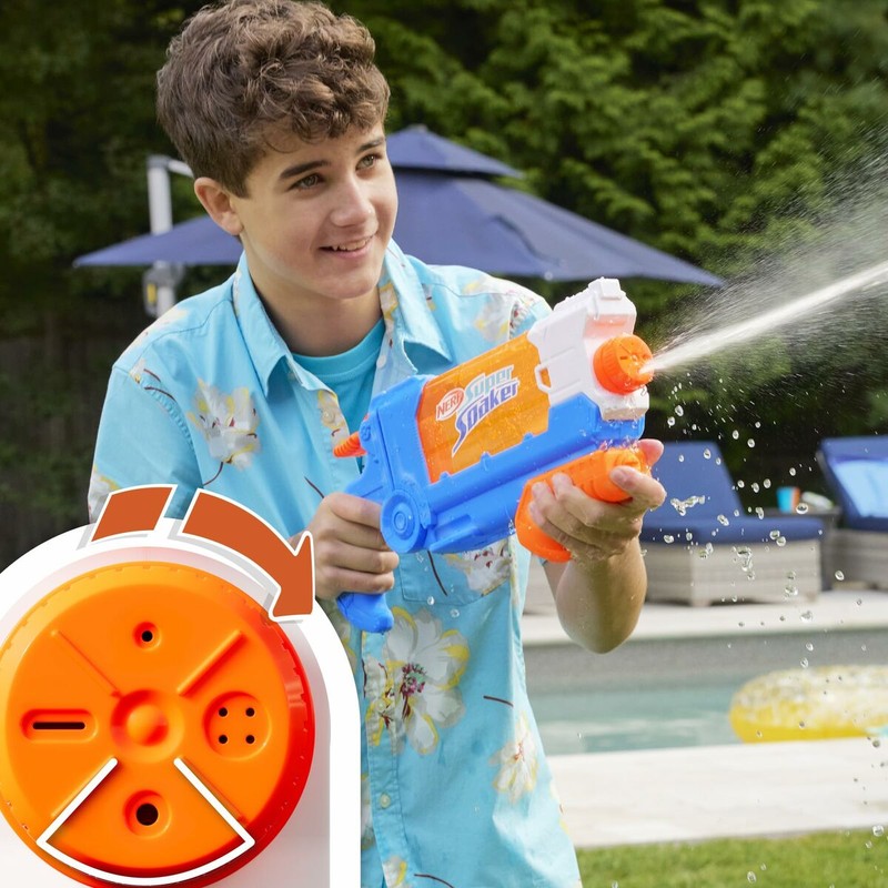Juguetes Exterior Niños: Pistola Agua Nerf Super Soaker Flip
