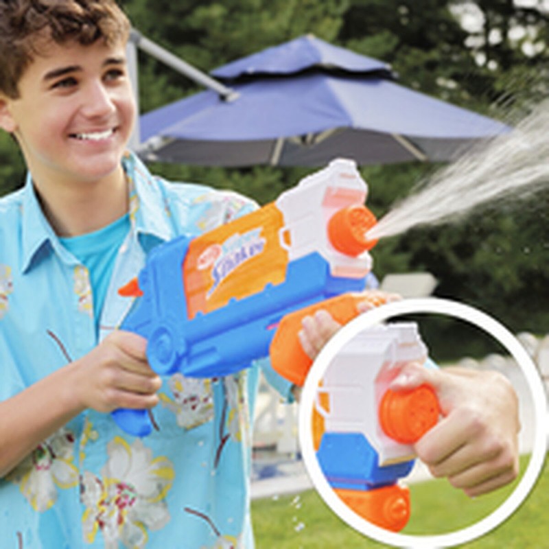 Juguetes Exterior Niños: Pistola Agua Nerf Super Soaker Flip