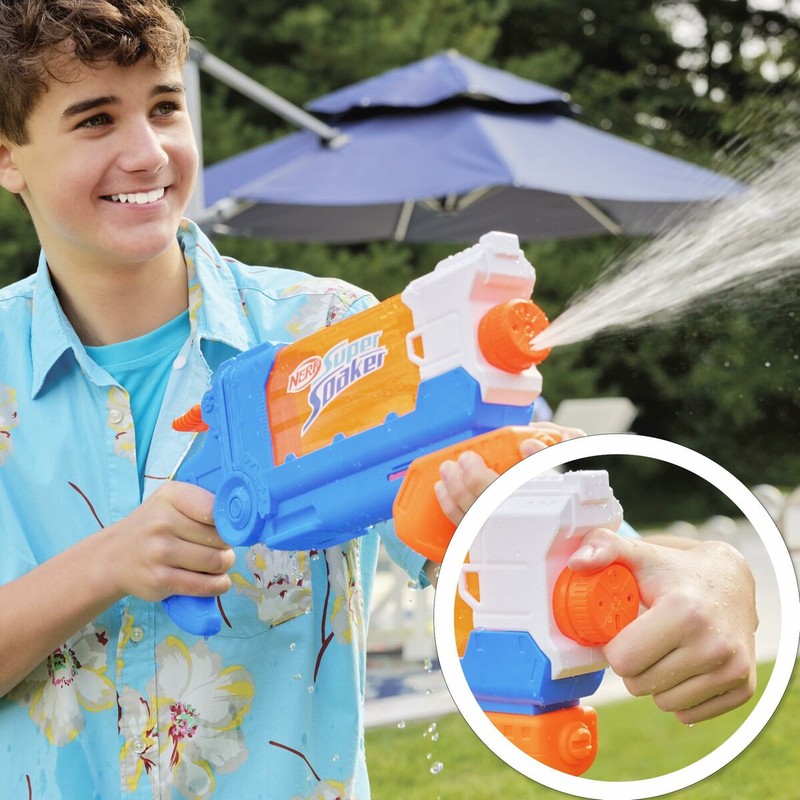 Juguetes Exterior Niños: Pistola Agua Nerf Super Soaker Flip