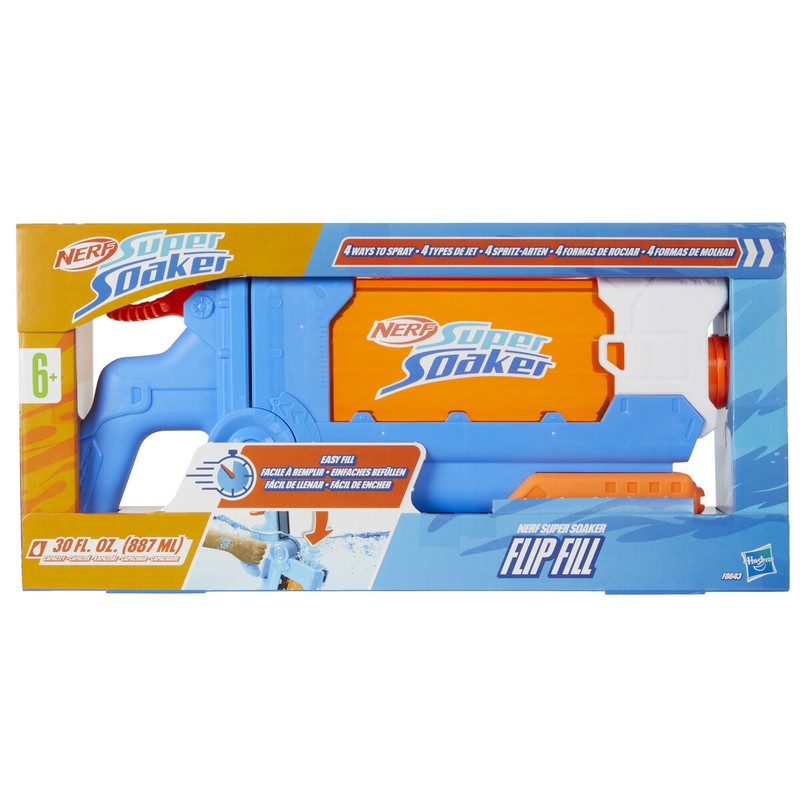 Juguetes Exterior Niños: Pistola Agua Nerf Super Soaker Flip