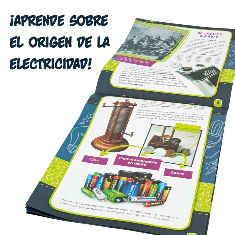 Juguetes Ciencia Niños Lisciani Electricidad - 50 Experimentos
