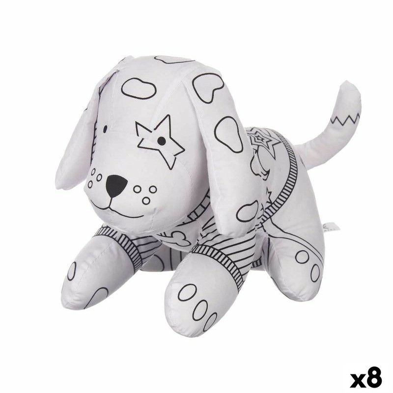 Manualidades Niños: Peluche Colorear Pincello Perro (8 Unidades) - Compra online en MegaJuguetes