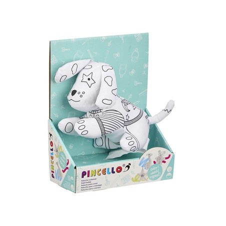 Manualidades Niños: Peluche Colorear Pincello Perro (8 Unidades)