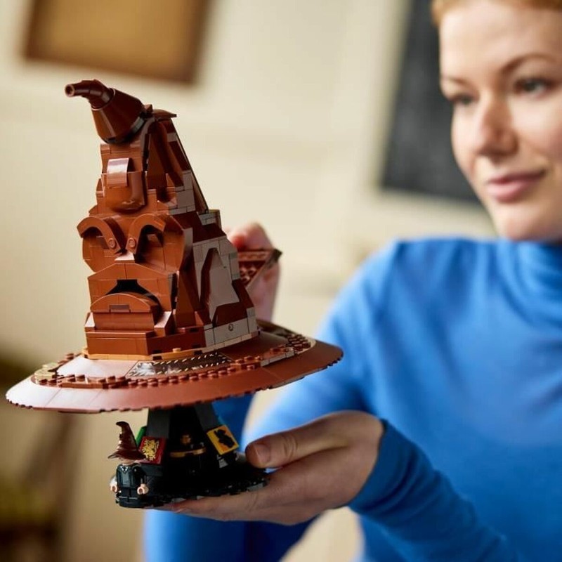 Juguetes Construcción Niños Lego Harry Potter Sombrero Seleccionador Parlante