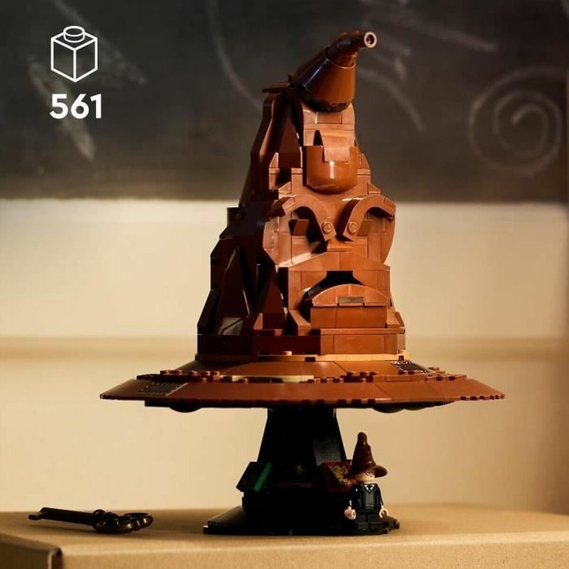 Juguetes Construcción Niños Lego Harry Potter Sombrero Seleccionador Parlante