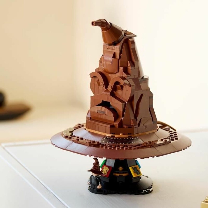 Juguetes Construcción Niños Lego Harry Potter Sombrero Seleccionador Parlante