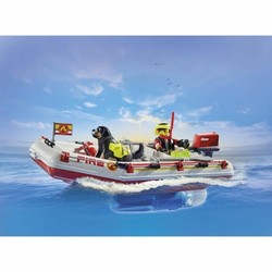 Figuras Acción Niños Playmobil 71464 Barco Bomberos - Compra online en MegaJuguetes 2