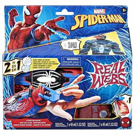 Disfraces Niños: Lanzador Spider-Man Telarañas Reales