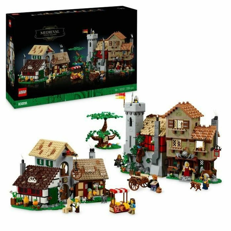 Lego Medieval Town Square 10332 – Set Construcción Adultos 3304 Piezas - Compra online en MegaJuguetes