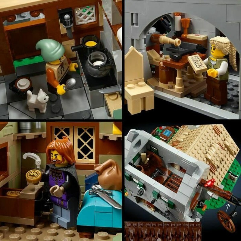 Lego Medieval Town Square 10332 – Set Construcción Adultos 3304 Piezas