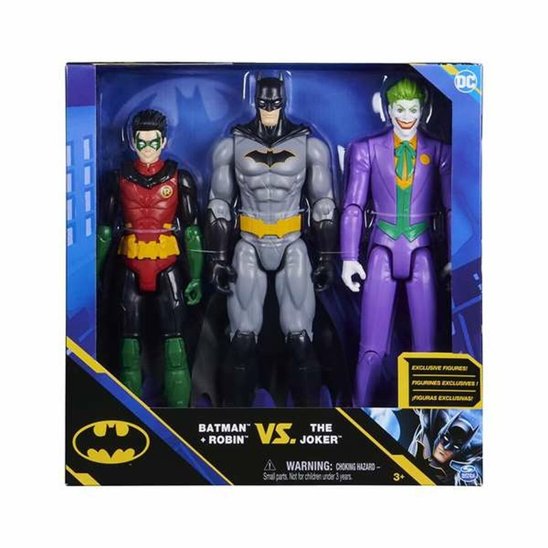 Figuras Acción Niños Batman - Set 3 Unidades 30cm
