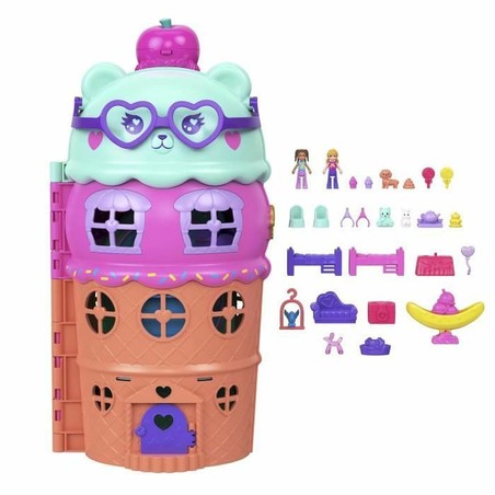 Figuras Acción Niños Polly Pocket Casa de Helado Divertida