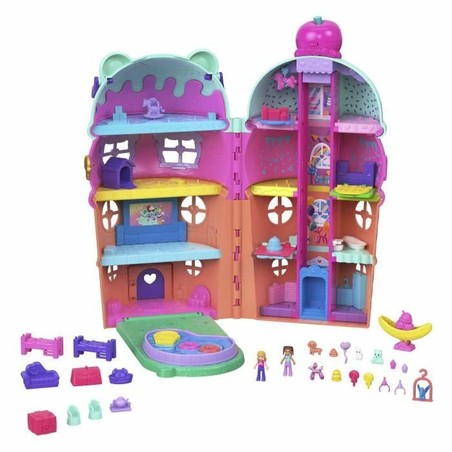 Figuras Acción Niños Polly Pocket Casa de Helado Divertida
