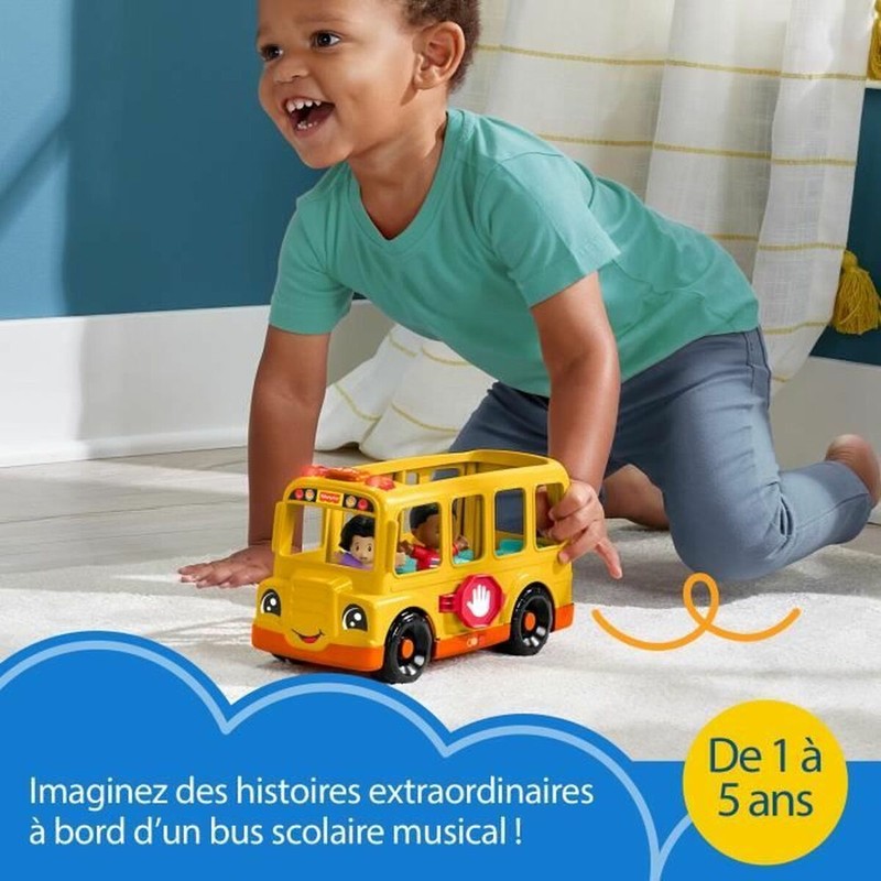Figuras Acción Niños Fisher-Price Little People - Autobús Escolar Musical HYT03