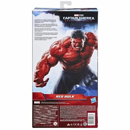Figuras Acción Niños Hasbro Red Hulk Articulada