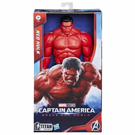 Figuras Acción Niños Hasbro Red Hulk Articulada
