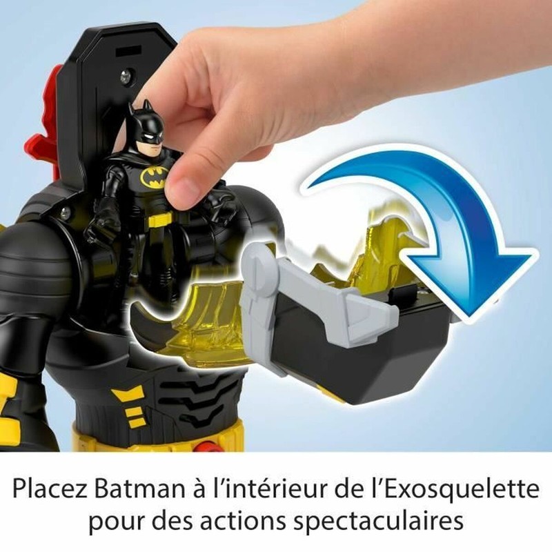 Figuras Acción Niños Imaginext Batman HYG31 con Robot