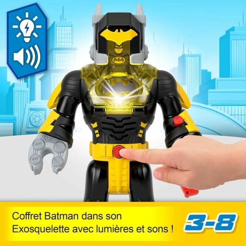Figuras Acción Niños Imaginext Batman HYG31 con Robot