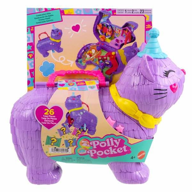 Figuras Acción Niños: Playset Polly Pocket Gatito Sorpresa