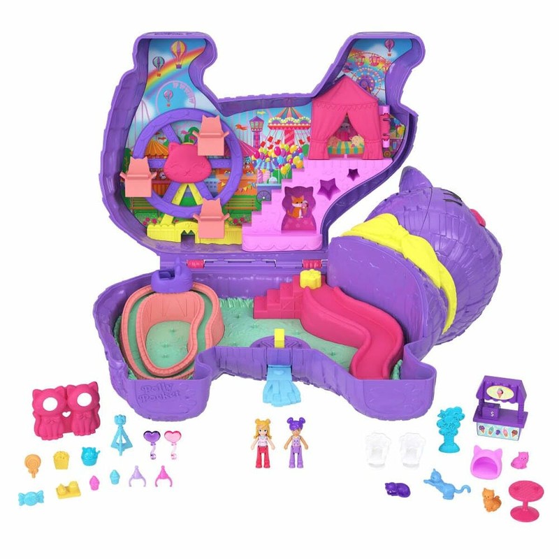 Figuras Acción Niños: Playset Polly Pocket Gatito Sorpresa