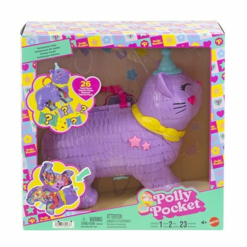 Figuras Acción Niños: Playset Polly Pocket Gatito Sorpresa
