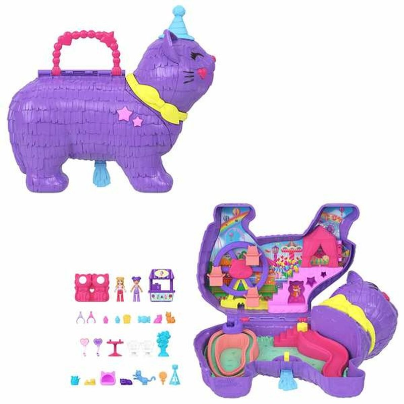 Figuras Acción Niños: Playset Polly Pocket Gatito Sorpresa