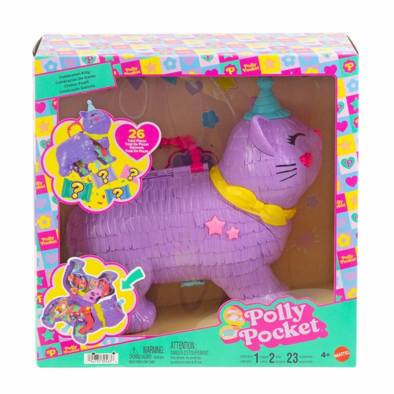 Figuras Acción Niños: Playset Polly Pocket Gatito Sorpresa