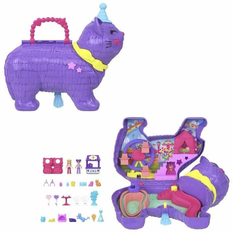 Figuras Acción Niños: Playset Polly Pocket Gatito Sorpresa