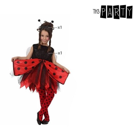 Disfraces Niños Mariquita Rojo - BigBuy Carnival 3-4 Años