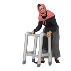 Andador Hinchable con Ruedas Gris – Accesorio Fiesta BigBuy Carnival - Compra online en MegaJuguetes