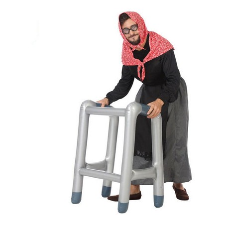 Andador Hinchable con Ruedas Gris – Accesorio Fiesta BigBuy Carnival - Compra online en MegaJuguetes