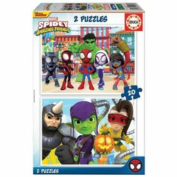 Puzzle Infantil Educa Spidey & His Amazing Friends (2x20 pcs) - Compra online en MegaJuguetes