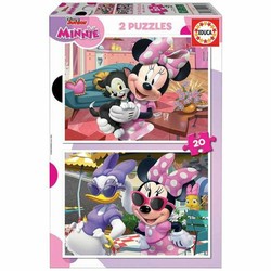 Puzzle Infantil Educa Minnie - Pack 2 Rompecabezas - Compra online en MegaJuguetes