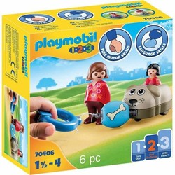 Figuras Acción Niños Playmobil 1.2.3 Perro 70406 - Compra online en MegaJuguetes