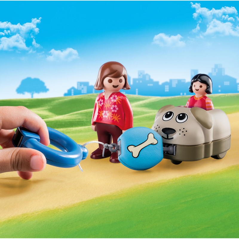 Figuras Acción Niños Playmobil 1.2.3 Perro 70406