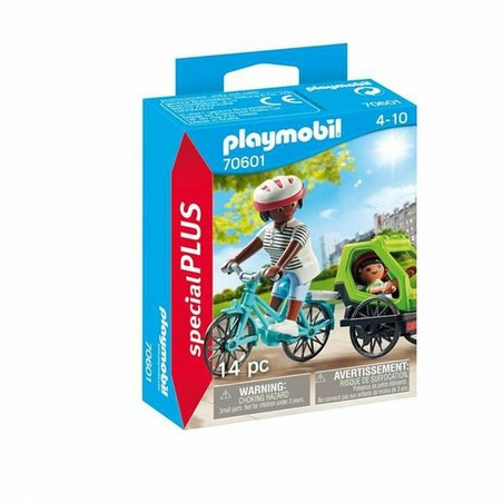 Figuras Acción Niños Playmobil: Bicicleta Excursión Articulada 70601 - Compra online en MegaJuguetes