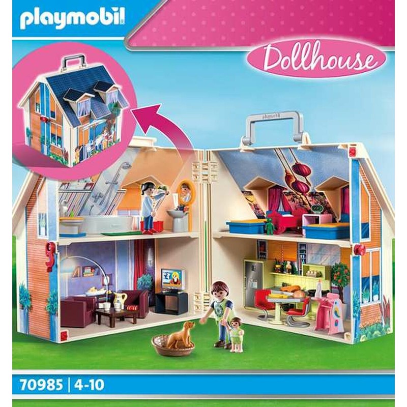 Casa Muñecas Maletín Playmobil 70985 - Diversión Portátil
